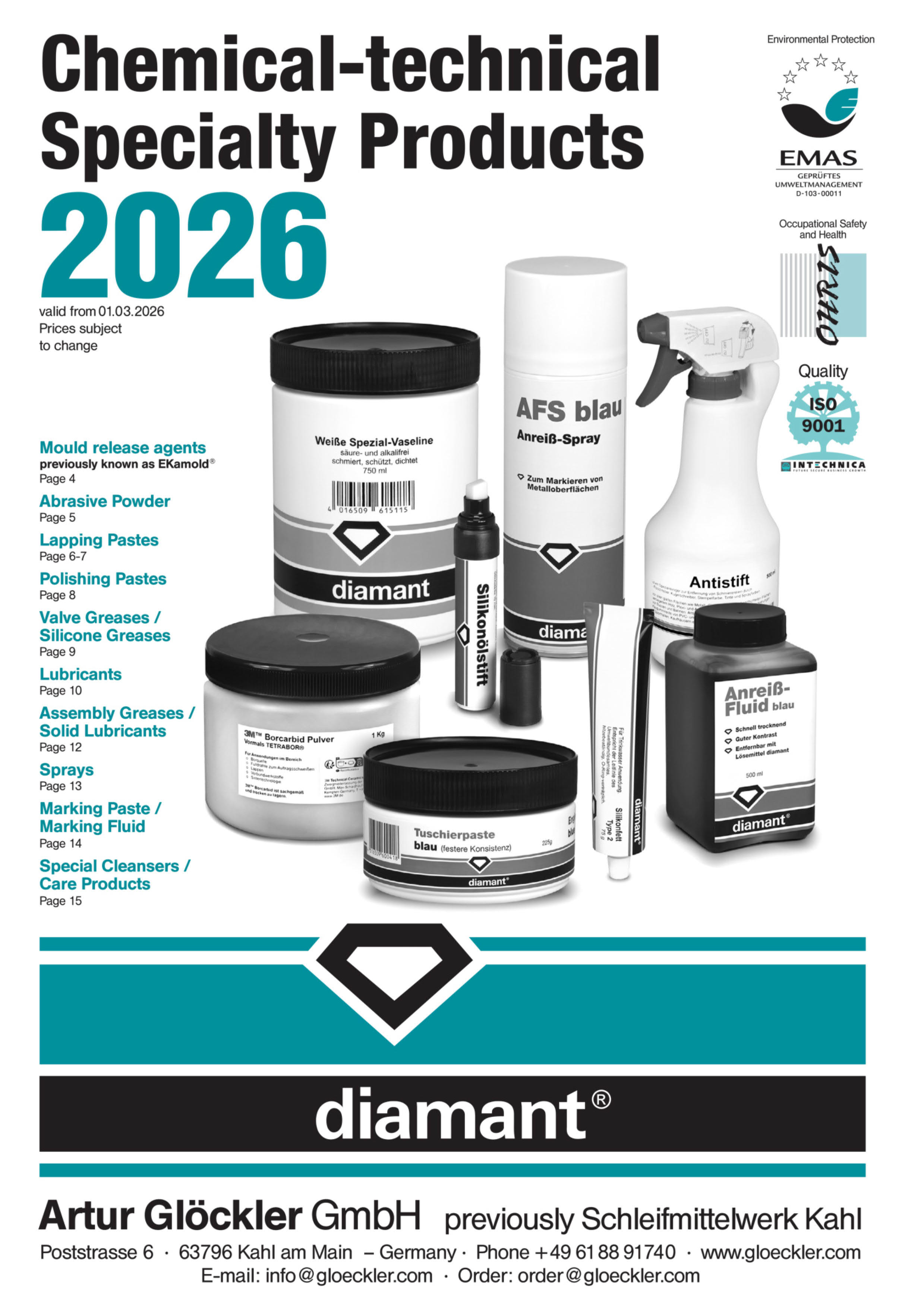 Gloeckler Catalog diamant - english