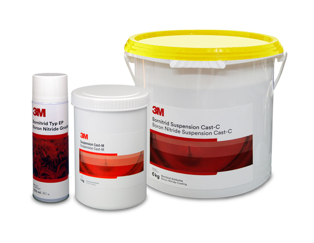 3M™ Bornitrid-Suspensionen und Bornitrid Sprays (vormals EKamold®)